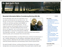 Tablet Screenshot of drbobdick.com